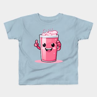 Soft drink cute T-Shirt cute giril Kids T-Shirt